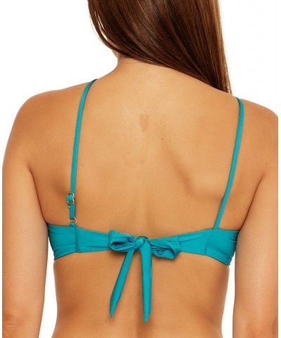 Juniors' Monaco Chain-Strap Asymmetrical Bikini Bra Top & Hipster Bikini Bottoms Ceramic $45.36 Swimsuits