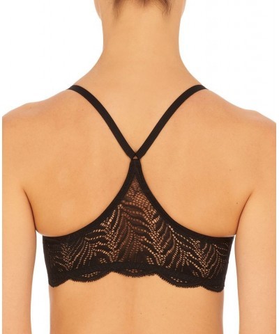 Women's Lush Front Close Lace Racerback Underwire Bra 728309 Black $42.00 Bras