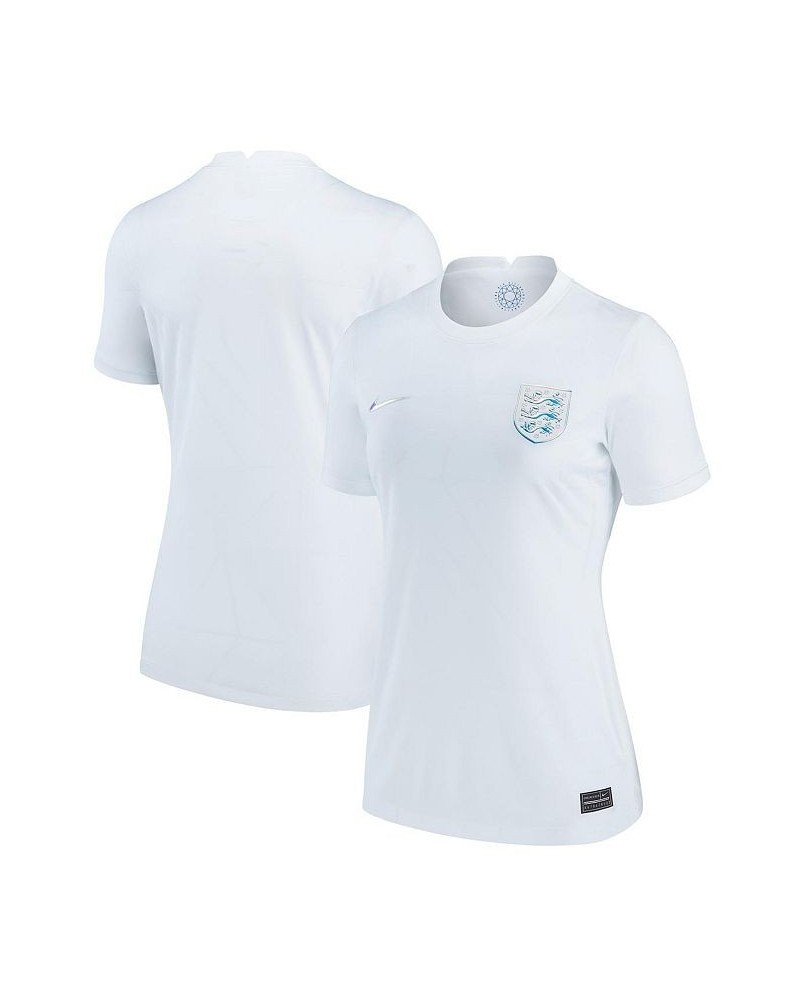 Women's White England Women's National Team 2022/23 Home Replica Blank Jersey White $49.45 Jersey