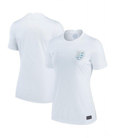 Women's White England Women's National Team 2022/23 Home Replica Blank Jersey White $49.45 Jersey