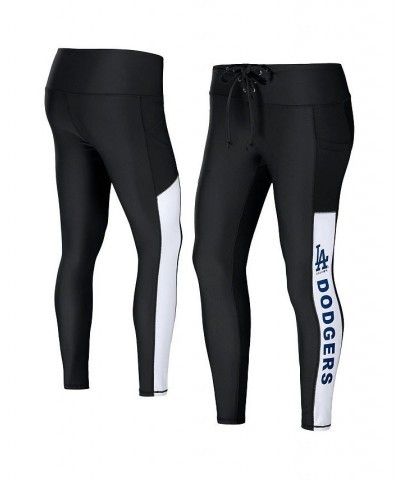 Women's Black Los Angeles Dodgers Leggings Black $28.00 Pants