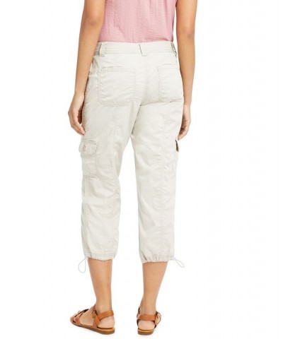 Petite Bungee-Hem Capri Pants Calm Coral $12.79 Pants