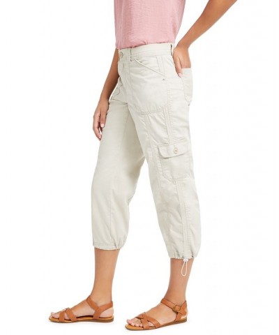 Petite Bungee-Hem Capri Pants Calm Coral $12.79 Pants