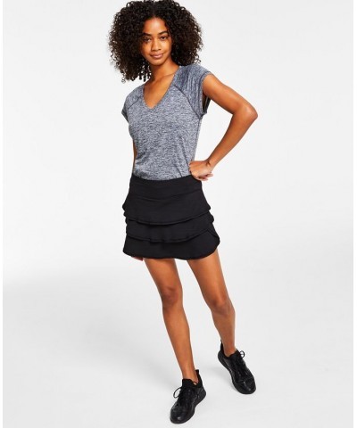 Flounce Skort XS-4X Black $11.25 Shorts