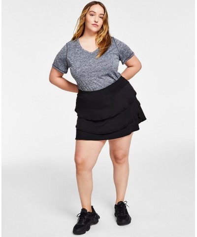 Flounce Skort XS-4X Black $11.25 Shorts