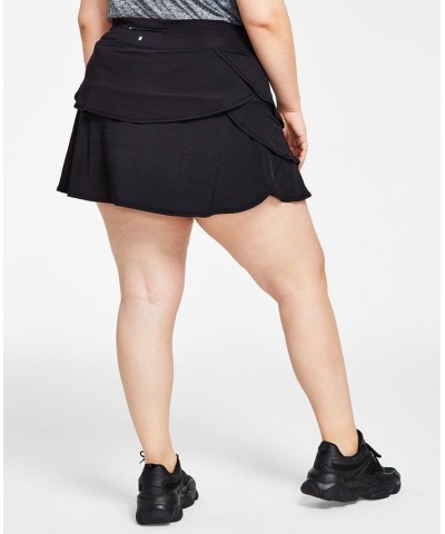 Flounce Skort XS-4X Black $11.25 Shorts