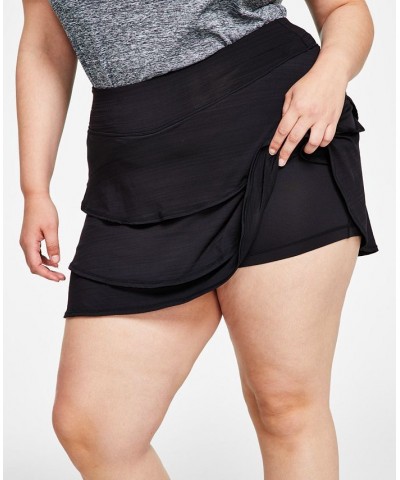 Flounce Skort XS-4X Black $11.25 Shorts