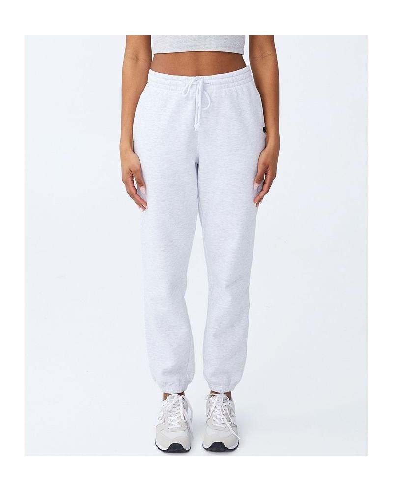 Women's Plush Sweatpant Jogger Cloudy Gray Marle $23.84 Pants