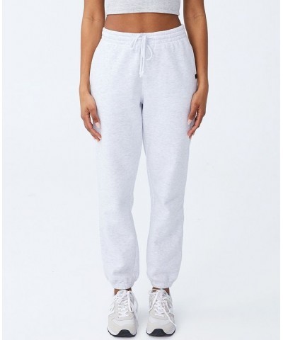 Women's Plush Sweatpant Jogger Cloudy Gray Marle $23.84 Pants