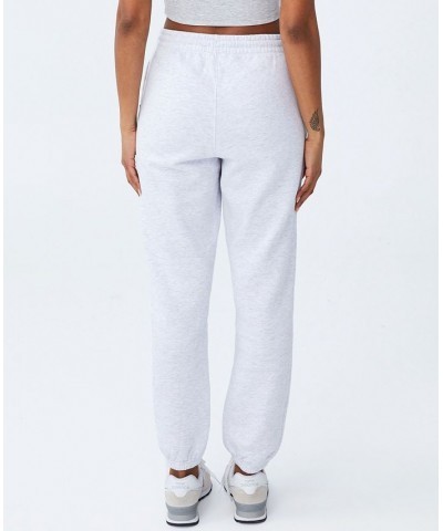 Women's Plush Sweatpant Jogger Cloudy Gray Marle $23.84 Pants