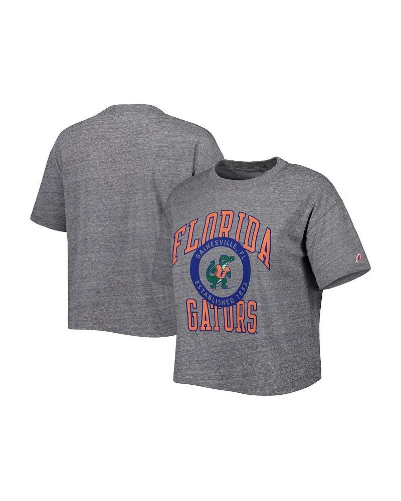 Women's Heather Gray Florida Gators Intramural Midi Seal Tri-Blend T-shirt Heather Gray $23.39 Tops