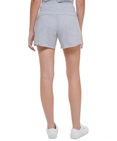 Women's Ribbed Waistband Shorts Tan/Beige $15.17 Shorts