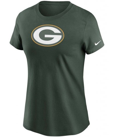 Women's Green Green Bay Packers Logo Essential T-shirt Green $25.19 Tops