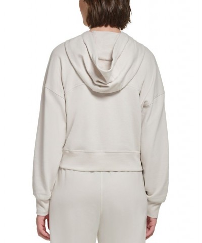 Women's Drop-Shoulder Zippered Hoodie Sagebrush $18.80 Tops