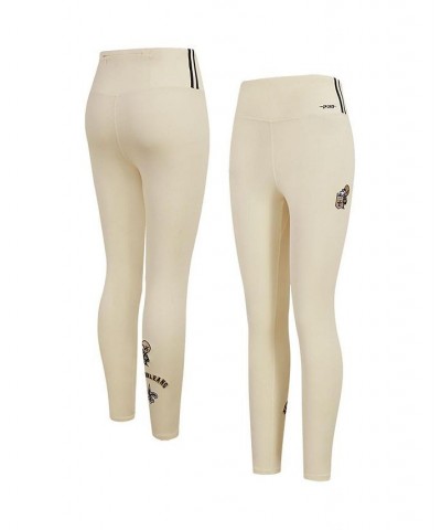 Women's Cream New Orleans Saints Retro Classic Jersey Leggings Cream $32.99 Pants