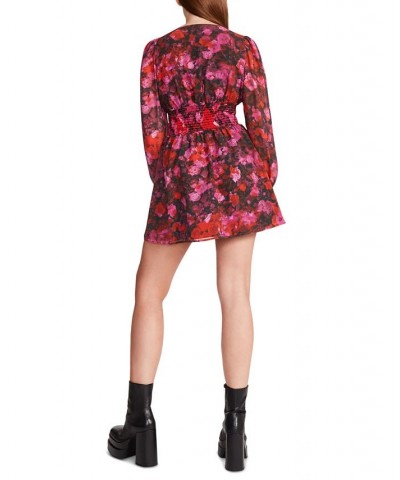 Diana Floral Chiffon Mini Dress Multi $34.24 Dresses