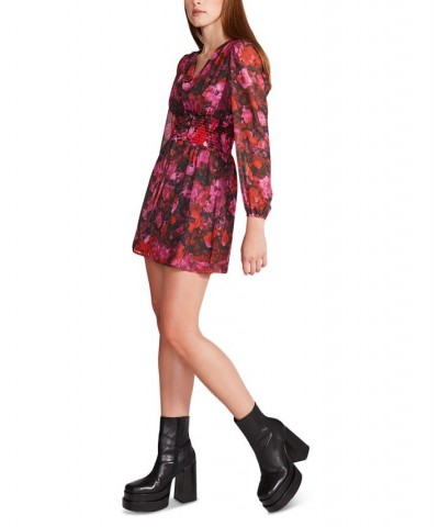 Diana Floral Chiffon Mini Dress Multi $34.24 Dresses