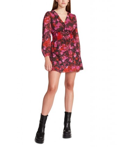 Diana Floral Chiffon Mini Dress Multi $34.24 Dresses