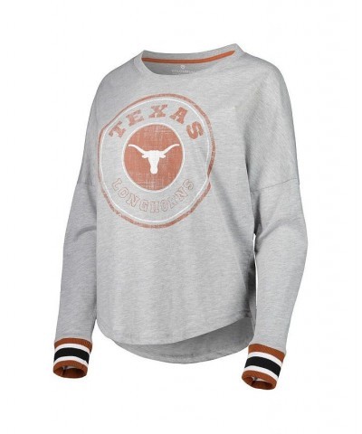 Women's Heathered Gray Texas Longhorns Andy Long Sleeve T-shirt Heathered Gray $25.00 Tops