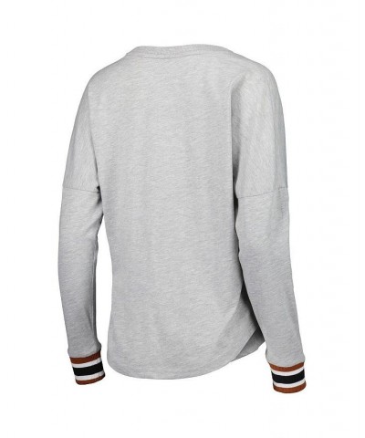 Women's Heathered Gray Texas Longhorns Andy Long Sleeve T-shirt Heathered Gray $25.00 Tops