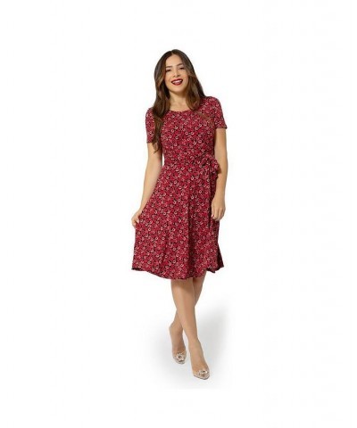 Women's Soft Brittany Dress Kiss kiss rouge red $45.54 Dresses