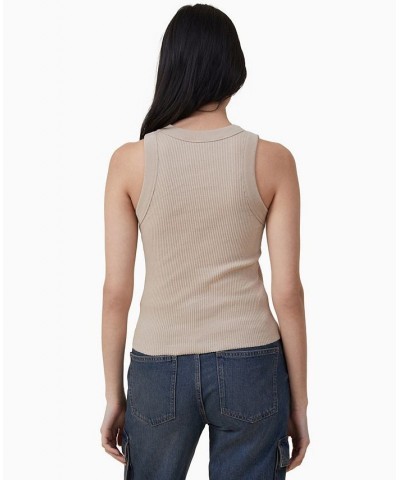 Women's the 91 Tank Top Mid Taupe $17.69 Tops