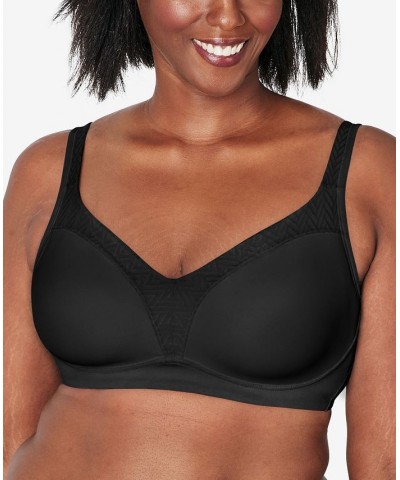 Women's 18 Hour Bounce Control Convertible Wireless Bra 4699 Black $10.00 Bras