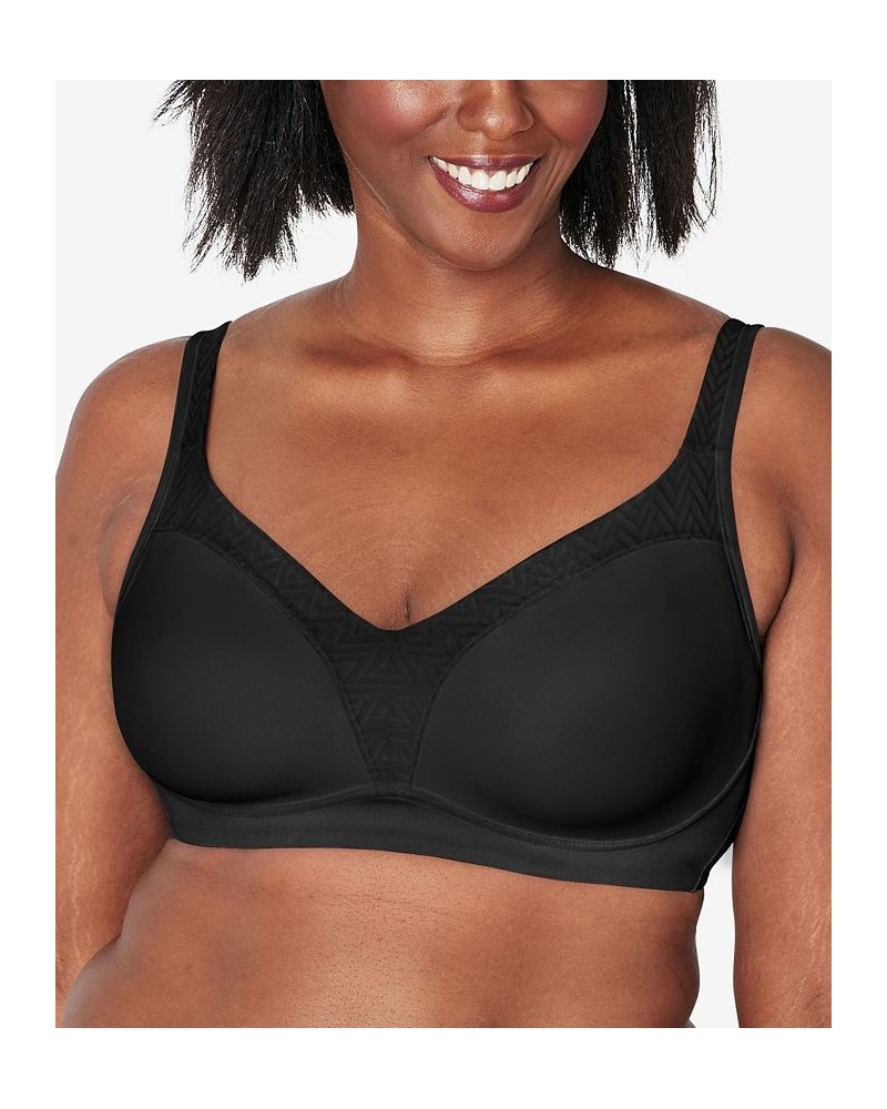 Women's 18 Hour Bounce Control Convertible Wireless Bra 4699 Black $10.00 Bras