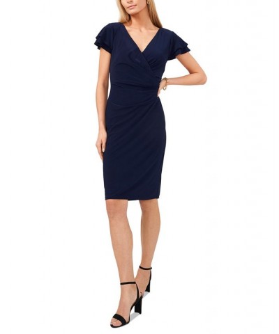 Surplice Sheath Dress Jbs Navy $50.49 Dresses