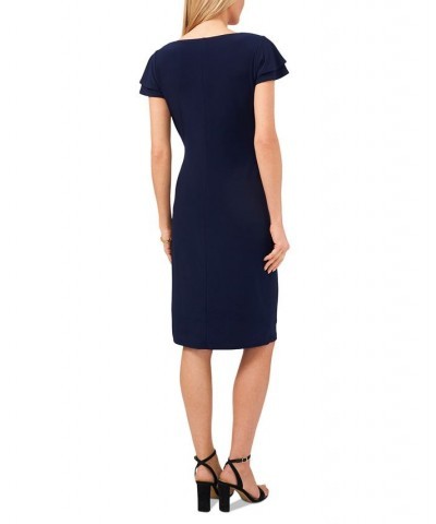 Surplice Sheath Dress Jbs Navy $50.49 Dresses