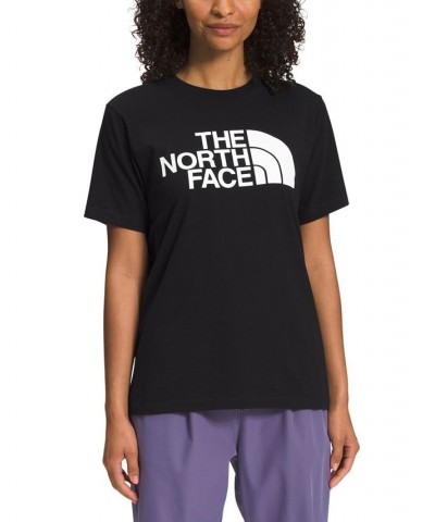 Women's Half-Dome Logo Tee Black $23.20 Tops