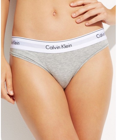 Calvin Klein Women's Modern Cotton Bikini Underwear F3787 Gray $12.30 Panty