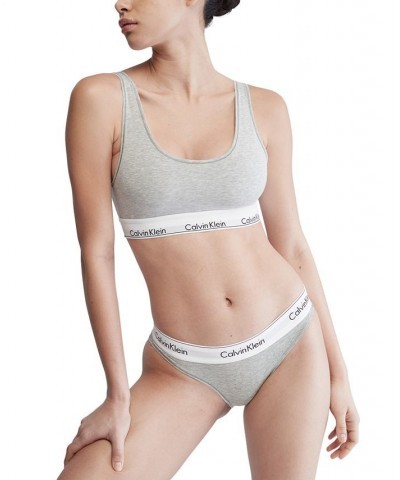 Calvin Klein Women's Modern Cotton Bikini Underwear F3787 Gray $12.30 Panty