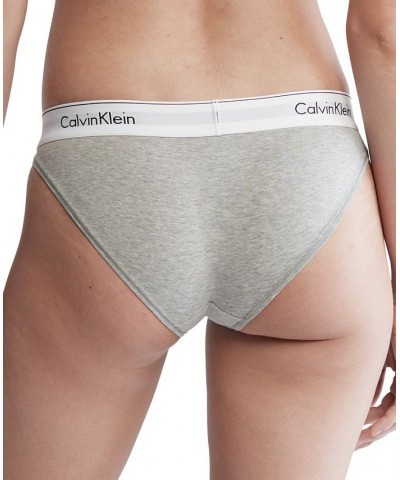 Calvin Klein Women's Modern Cotton Bikini Underwear F3787 Gray $12.30 Panty