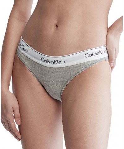 Calvin Klein Women's Modern Cotton Bikini Underwear F3787 Gray $12.30 Panty