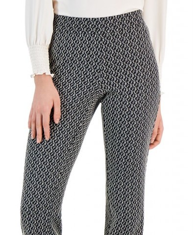 Women's Jacquard-Knit Bootcut Pants Anne Black Multi $28.45 Pants