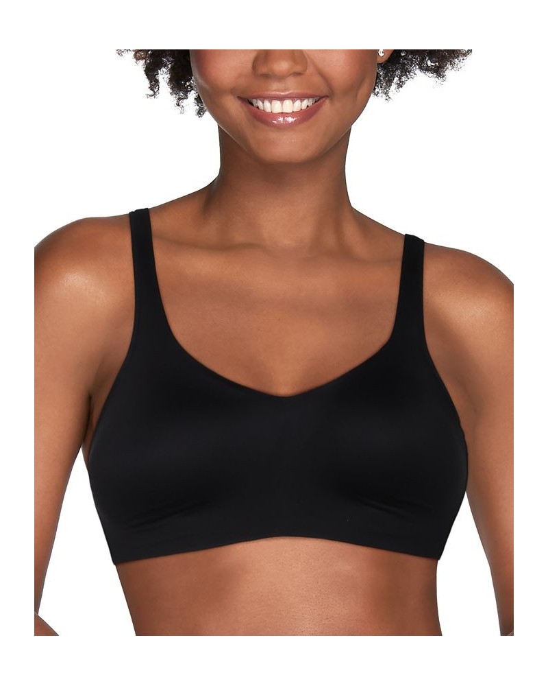 Women's Beyond Comfort Simple Sizing Wirefree Bra 72204 Mid Black $14.83 Bras