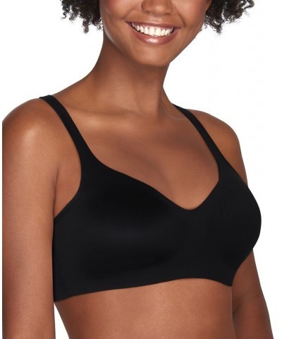 Women's Beyond Comfort Simple Sizing Wirefree Bra 72204 Mid Black $14.83 Bras