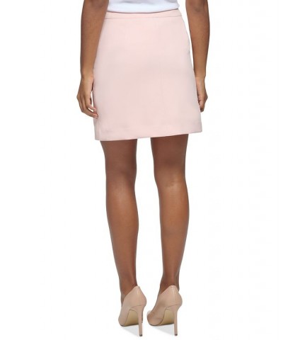 Women's Single Pleat Mini Skirt Powder $26.94 Skirts