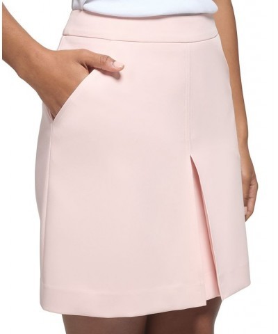 Women's Single Pleat Mini Skirt Powder $26.94 Skirts