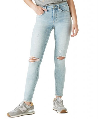 Mid-Rise Ava Ripped Skinny Jeans Fan Girl Dest $61.92 Jeans