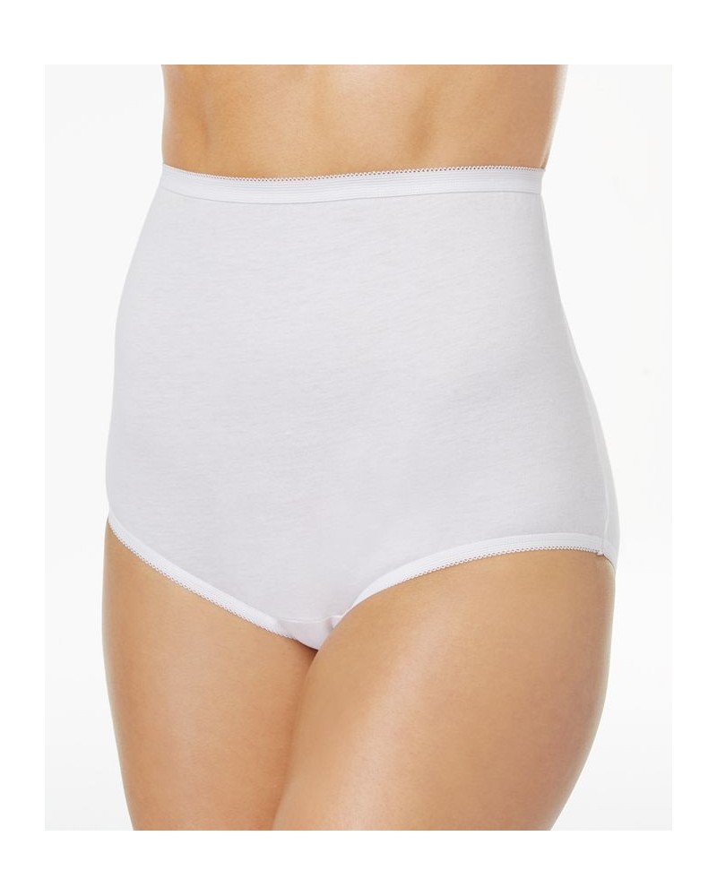 Perfectly Yours Cotton Classic Brief Underwear 15318 Star White $8.75 Panty