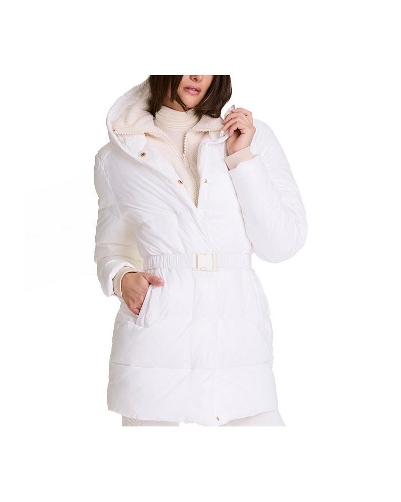 Adult Women Verbier Puffer Coat Ivory/Cream $94.50 Coats