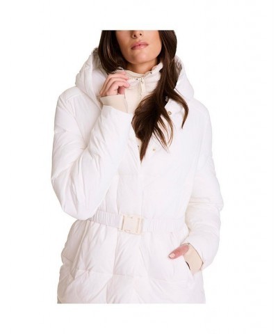 Adult Women Verbier Puffer Coat Ivory/Cream $94.50 Coats