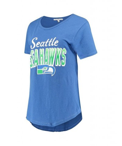 Women's Royal Seattle Seahawks Game Time T-shirt Royal $19.32 Tops