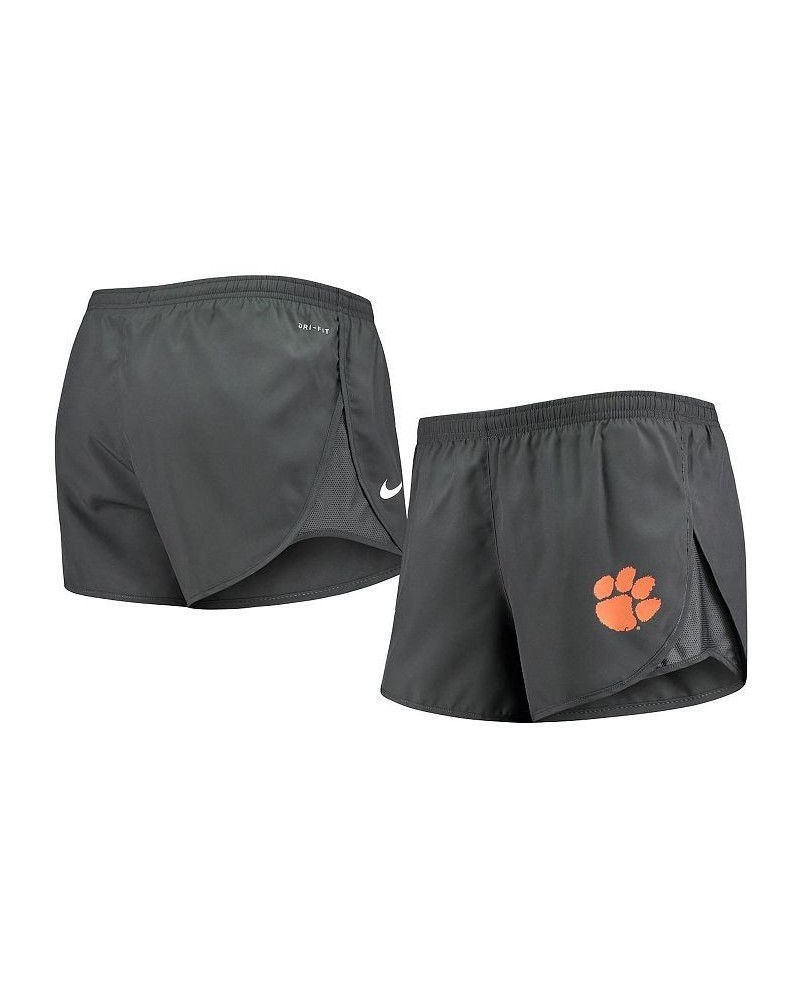 Women's Anthracite Clemson Tigers Mod Tempo Performance Shorts Anthracite $18.40 Shorts