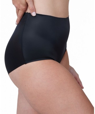 Shaping Satin Seamless Brief Underwear 40062R Black $19.80 Shapewear