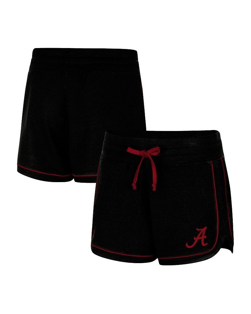 Women's Black Alabama Crimson Tide Lil Sebastian Tri-Blend Shorts Black $20.58 Shorts