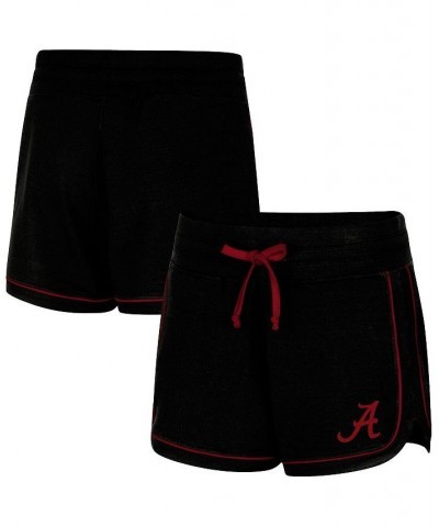 Women's Black Alabama Crimson Tide Lil Sebastian Tri-Blend Shorts Black $20.58 Shorts