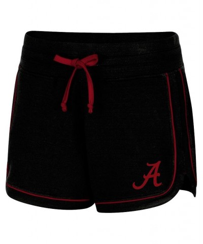 Women's Black Alabama Crimson Tide Lil Sebastian Tri-Blend Shorts Black $20.58 Shorts